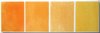 Bordüre Badezimmergestaltung gelb orange Villeroy & Boch R931 6,5/20 cm